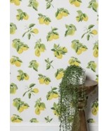 Opalhouse Removable Wallpaper Lemons Yellow Green White - £19.79 GBP