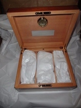 Elie Bleu Mahogany Humidor 100 count NIB image 9