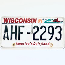  United States Wisconsin Dairyland Passenger License Plate AHF-2293 - £13.17 GBP