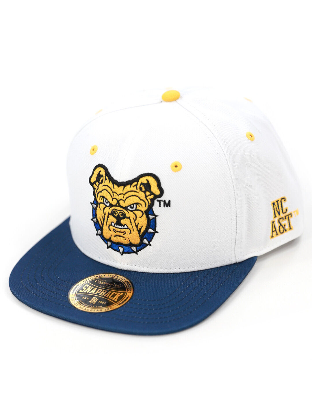 NORTH CAROLINA A&amp;T SNAPBACK HBCU WHITE HAT - $25.48