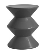 LeisureMod Round Side Table with Contemporary Double-Hourglass Design, N... - $71.54