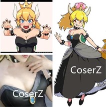 Bowser Bowsette Costume Princess Bowsette Dress Cosplay Halloween Costume - £111.11 GBP