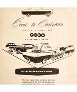 1957 Carbodies Ford Convertible Import Advertisement Autocar Earls Court... - $56.04 CAD