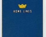 Home Lines SS Homeric Passenger List 1955 Sun Way Cruise New York Caribb... - $27.72