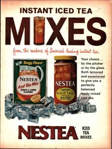 Vintage 1967 Nestea Ice Tea Mixes Full Page Original Ad nostalgic b8 - £16.91 GBP