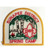 Boy Scouts BSA Sunapee District Spring Camp Embroidered Vintage Patch 19... - £4.05 GBP