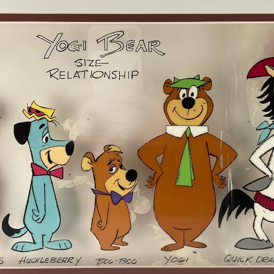 "Yogi Bear" Hanna-Barbera 1973 "Grand Relationship" Production Animation Cell... Item image 9