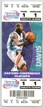 2001 NBA Eastern Conference Playoffs Ticket Charlotte Coliseum Baron Davis HG 1 - £16.03 GBP