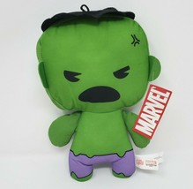 11&quot; NEW W TAG MARVEL AVENGERS THE INCREDIBLE HULK GREEN STUFFED ANIMAL P... - $23.75