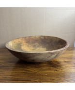 Antique Primitive Old Wooden Turned Dough Bowl 12” - $160.00