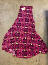 LuLaRoe Maxi Skirt Floral Daisy Rose Roses flowers Sz XXS Waist Stretch NEW - £18.34 GBP