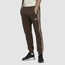 Adidas HZ9821 3-Stripe Fleece Sweat Pants Brown ( 2XL ) - £108.53 GBP