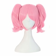 35 cm Lolita Sweet and Lovely Straight Anime Cosplay Wig (Pink) - £27.49 GBP