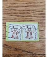 US Stamp Liberty Bell &quot;Proclaim Liberty&quot; 13c Used Set of 2 - £0.96 GBP