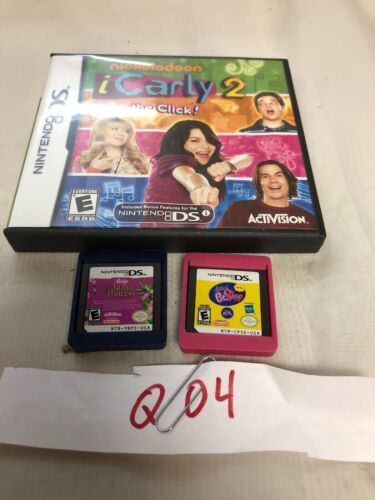 Primary image for iCarly 2: Complete(Nintendo DS, 2010); Barbie Island Princess; Pet Shop Game