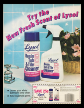 1988 Foaming Disinfectant Circular Coupon Advertisement - $18.95