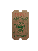 Pac-Man Amusement Arcade Game Prize Redemption Ticket Vintage Retro Boardwalk - £4.74 GBP