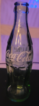 VTG Green Glass Coca-Cola Bottle 6.5 fl. oz. Thick Machine Bottle Return... - $186.21 MXN