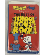 Disney Presents &quot; The Best of Schoolhouse Rock&quot;  (VHS, 2002) Anniversary... - $203.17 MXN