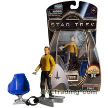 Year 2009 Star Trek Movie Galaxy Collection 4&quot; Figure - PIKE  with Display Base - £19.97 GBP