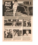 Rad Daly teen magazine pinup clipping Tiger Beat car shopping - £2.75 GBP