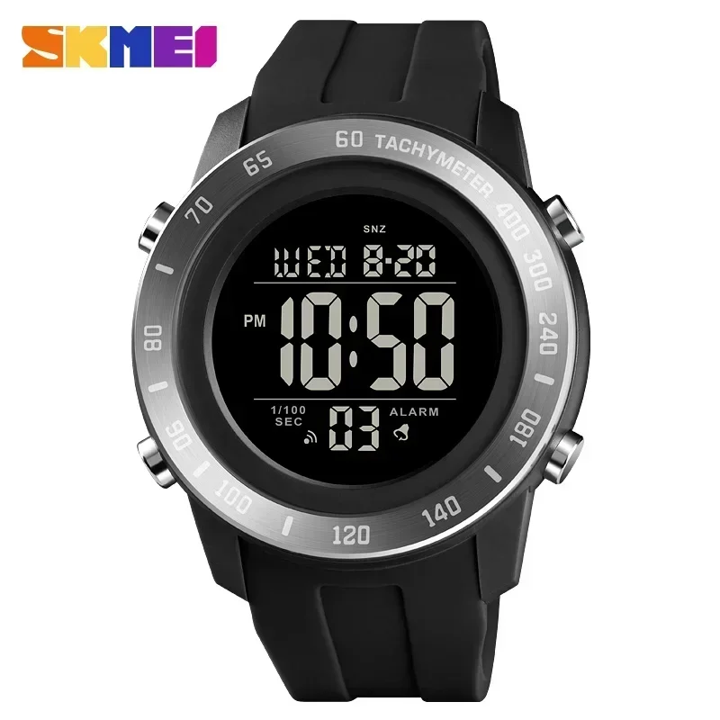 2 Time LED Digital Wristwatches For Mens Waterproof Chrono Count Down Ma... - £15.32 GBP