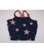 HANDMADE UPCYCLED KIDS PURSE RED WHT BLUE STARS TOP 12X9 IN UNIQUE ONE O... - £2.35 GBP