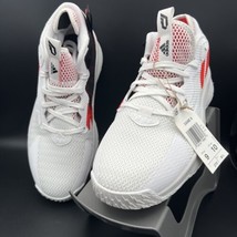 adidas Dame 8 Dame Time White Red Black Basketball Shoes Sneakers GY0384... - £70.26 GBP