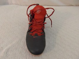 Adult Men&#39;s Nike Huarache Gray Red Lace Up Lacrosse RIGHT CLEAT ONLY  33349 - $20.24