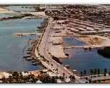 Aerial View Roosevelt Boulevard Key West Florida FL UNP Chrome Postcard R8 - £3.07 GBP