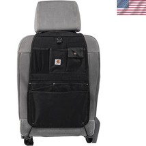 Universal Black Nylon Seat Back Organizer with 8 Storage Compartments - $74.99