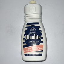 Vintage 1980s Liquid Woolite Cold Water Wash Plastic Bottle 32 Fl Oz PRO... - $45.00