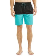 George Men&#39;s Swim Trunks Shorts Size 3XL (48-50)  Black Aquacade  8&quot; Inseam - £11.84 GBP