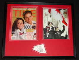 Jamie Sale &amp; David Pelletier Dual Signed Framed 2002 Time Magazine Display - £116.80 GBP