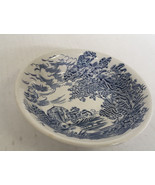 Enoch Wedgwood blue countryside pattern small fruit dessert bowl French ... - $19.75