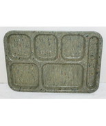 Dallas Ware Confetti Spatter Melmac Divided Dinner Lunch Serving Tray # ... - $40.95 CAD