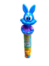 1 Blue Easter Bobbin Bunnies with Candy Jelly Beans Dispenser Toy 0.98oz... - $7.80