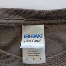 Gildan Ultra Cotton Colbert Heights Wilcats Men's Gray T-Shirt Long Sleeve Large image 3