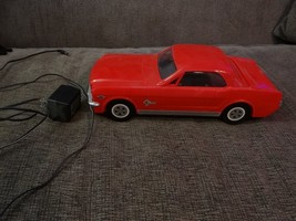 Red 1964 1/2 Ford Mustang VHS Tape Rewinder w/ AC Adapter, Recoton - £14.81 GBP