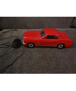 Red 1964 1/2 Ford Mustang VHS Tape Rewinder w/ AC Adapter, Recoton