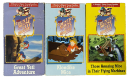 Country Mouse City Mouse VHS 3 Pc Lot: Cartoon, Kids, Childrens, Vintage - $9.89