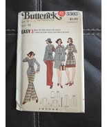 Butterick 3303 Misses Jacket Skirt Pants Sewing Pattern Size 12 Bust 34 ... - $23.74