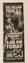100 Million Years BC Vintage Print Ad Raquel Welch TPA20 - £5.20 GBP