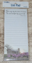 LEANIN TREE &quot;Every Day a Chance Most Beautiful Day&quot;~Magnetic List NotePa... - £7.54 GBP