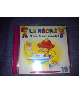 La Recre18, 3 ans, 5 ans, chante by Christine Fontane CD 2003 French New - £11.00 GBP