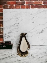 Italian Murano Art Glass Penguin Figurine Clean Ponte Break Un Signed 3&quot; Base - £49.77 GBP