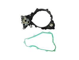 1988-1989 Honda CR250R OEM Right Crankcase Cover Water Pump Cover &amp; Gasket H87 - £178.96 GBP