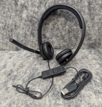 Works Great Logitech H570e USB Stereo Headset - Black (Model 981-000574) - $21.02 CAD