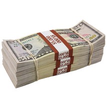 $15,000 Aged New Series Blank Filler Prop Money Stacks Bundle - $39.99