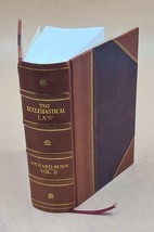 The ecclesiastical law. Volume 2 1842 [Leather Bound] by Burn, Richard. - £83.95 GBP